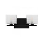 Quoizel Lighting WCP8602MBK 2 lumières Noir mat 120W Westcap Applique de salle