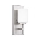 Luminaire de vanité à LED Wilburn Quoizel Lighting WLB8605BN 1-Lumières 8W Nickel brossé
