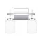 Vanité Wilburn Quoizel Lighting Wlb8613C 30W 2-Lumières Chrome Poli