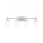 Luminaire de vanité à LED Wilburn Quoizel Lighting WLB8631BN 4-Lumières 120W Nickel brossé