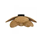 Quoizel Lighting WLL1722MBK Willa 100W Noir mat Monture semi-affleurante