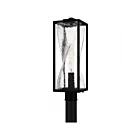 Quoizel Lighting ZAR9007MBK Zarah 1-Lumière 60W Noir mat Lanterne d'extérieur