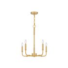 Lustre Abner Quoizel Lighting ABR5018AB 300W 5 lumières laiton vieilli