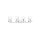 Applique de salle de bain Abner Quoizel Lighting ABR8628C 400W 4 lumières chrome poli