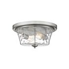 Plafonnier Acacia Quoizel Lighting ACA1614BN 120W 2 lumières nickel brossé