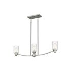 Chandelier pour îlot Acacia Quoizel Lighting ACA335BN 300W 3 lumières nickel brossé