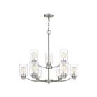 Lustre Acacia Quoizel Lighting ACA5029BN 900W 9 lumières nickel brossé
