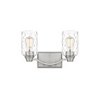 Applique de salle de bain Acacia Quoizel Lighting ACA8613BN 200W 2 lumières nickel brossé