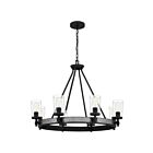 Lustre Alpine Quoizel Lighting ALP5032EK 800W 8 lumières terre noire