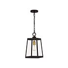 Lanterne suspendu Amberly Quoizel Lighting AMBL1908WT 100W 1 lumière bronze occidental