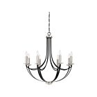 Lustre Alana Quoizel Lighting ANA5008K 480W 8 lumières noir mystique
