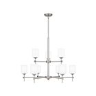Lustre Aria Quoizel Lighting ARI5034AP 900W 9 lumières nickel poli antique