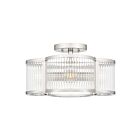 Plafonnier semi-encastré Aster Quoizel Lighting ASR1715PK 400W 4 lumières nickel poli