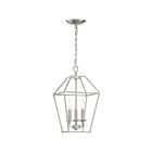 Suspendu Aviary Quoizel Lighting AVY5203BN 180W 3 lumières nickel brossé