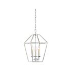 Suspendu Aviary Quoizel Lighting AVY5203PK 180W 3 lumières nickel poli