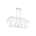 Chandelier pour îlot Aviary Quoizel Lighting AVY542PK 300W 5 lumières nickel poli