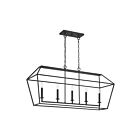 Chandelier pour îlot Aviary Quoizel Lighting AVY542PN 300W 5 lumières bronze palladien