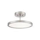 Plafonnier semi-encastré LED Beltway Quoizel Lighting BLW1715BN nickel brossé