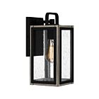 Lanterne murale Bramshaw Quoizel Lighting BRAM8405MBK 100W 1 lumière noir mat
