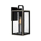 Lanterne murale Bramshaw Quoizel Lighting BRAM8406MBK 100W 1 lumière noir mat