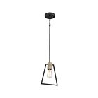 Mini suspendu Brockton Quoizel Lighting BRT1507GK 100W 1 lumière frêne gris