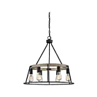 Lustre Brockton Quoizel Lighting BRT5006GK 600W 6 lumières frêne gris