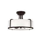 Lustre avec ventilateur Calvary Quoizel Lighting CAV3121WT 24W 4 lumières bronze occidental