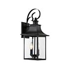 Lanterne d'extérieur Chancellor Quoizel Lighting CCR8408K 120W 2 lumières noir mystique