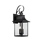 Lanterne d'extérieur Chancellor Quoizel Lighting CCR8410K 180W 3 lumières noir mystique