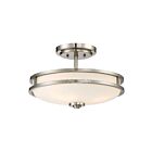 Plafonnier semi-encastré Cadet Quoizel Lighting CDT1715BN 300W 3 lumières nickel brossé