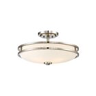 Plafonnier semi-encastré Cadet Quoizel Lighting CDT1719BN 400W 4 lumières nickel brossé