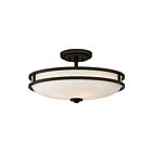 Plafonnier semi-encastré Cadet Quoizel Lighting CDT1719OZ 400W 4 lumières bronze ancien