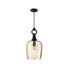 Mini suspendu Kendrick Quoizel Lighting CKKD1512WT 150W 1 lumière bronze occidental