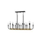 Chandelier pour îlot Coda Quoizel Lighting COD139MBK 960W 16 lumières noir mat