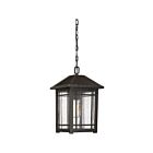Lanterne d'extérieur Cedar Point Quoizel Lighting CPT1910PN 150W 1 lumière bronze palladien