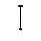Mini suspendu Conrad Quoizel Lighting CRD1505BN 100W 1 lumière nickel brossé