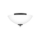 Plafonnier Conrad Quoizel Lighting CRD1613BN 120W 2 lumières nickel brossé