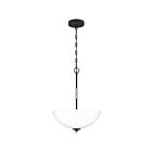 Suspendu Conrad Quoizel Lighting CRD2816BN 300W 3 lumières nickel brossé