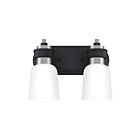 Applique de salle de bain Conrad Quoizel Lighting CRD8613BN 200W 2 lumières nickel brossé