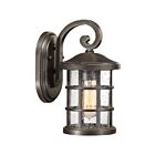 Lanterne d'extérieur Crusade Quoizel Lighting CSE8406PN 100W 1 lumière bronze palladien