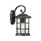 Lanterne d'extérieur Crusade Quoizel Lighting CSE8408EK 100W 1 lumière terre noire
