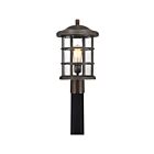 Lanterne d'extérieur Crusade Quoizel Lighting CSE9010PN 150W 1 lumière bronze palladien