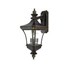 Lanterne d'extérieur Devon Quoizel Lighting DE8961IB 180W 3 lumières bronze impérial