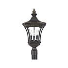 Lanterne d'extérieur Devon Quoizel Lighting DE9256IB 180W 3 lumières bronze impérial
