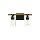 Applique de salle de bain Devon Quoizel Lighting DEVN8616MBK 100W 1 lumière noir mat