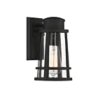 Lanterne d'extérieur Dunham Quoizel Lighting DNM8406EK 100W 1 lumière terre noire