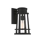 Lanterne d'extérieur Dunham Quoizel Lighting DNM8408EK 100W 1 lumière terre noire