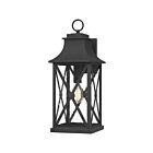 Lanterne d'extérieur Ellerbee Quoizel Lighting ELB8409MB 100W 1 lumière noir chiné