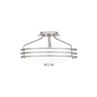 Plafonnier semi-encastré Emile Quoizel Lighting EML1716BN 300W 3 lumières nickel brossé