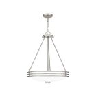 Suspendu Emile Quoizel Lighting EML2820BN 400W 4 lumières nickel brossé